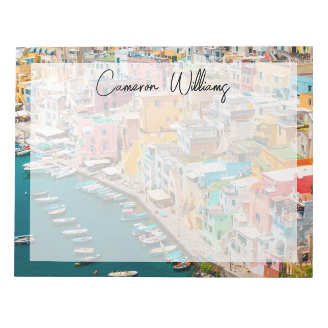 Coastline | Naples Italy Notepad (Front)