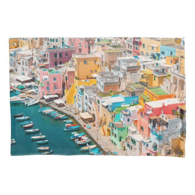 Coastline | Naples Italy Pillowcase (Front)