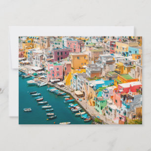 Coastline   Naples Italy Thank You Card