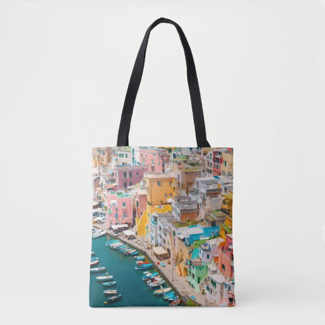 Coastline | Naples Italy Tote Bag (Front)