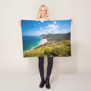 Coastline New South Wales, Australia Fleece Blanket