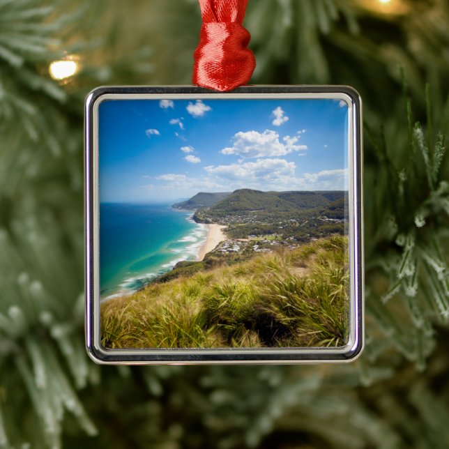 Coastline | New South Wales, Australia Metal Tree Decoration (Tree)
