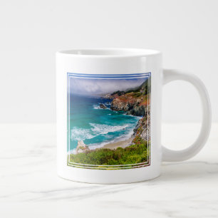 Coastline Of Big Sur, California Large Coffee Mug