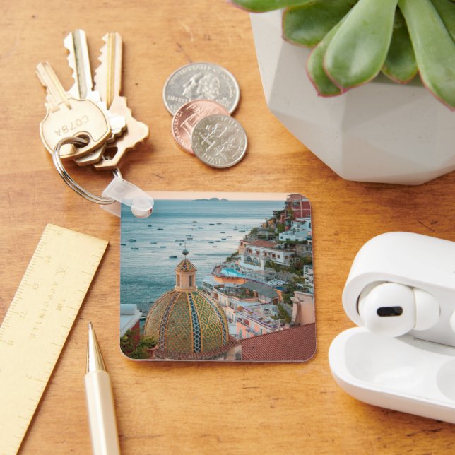 Coastline | Positano, Amalfi Coast, Italy Key Ring (Desk)