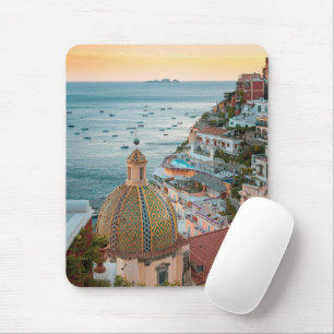 Coastline   Positano, Amalfi Coast, Italy Mouse Mat