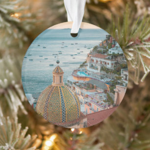 Coastline   Positano, Amalfi Coast, Italy Ornament
