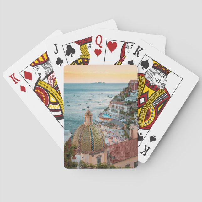 Coastline | Positano, Amalfi Coast, Italy Playing Cards (Back)