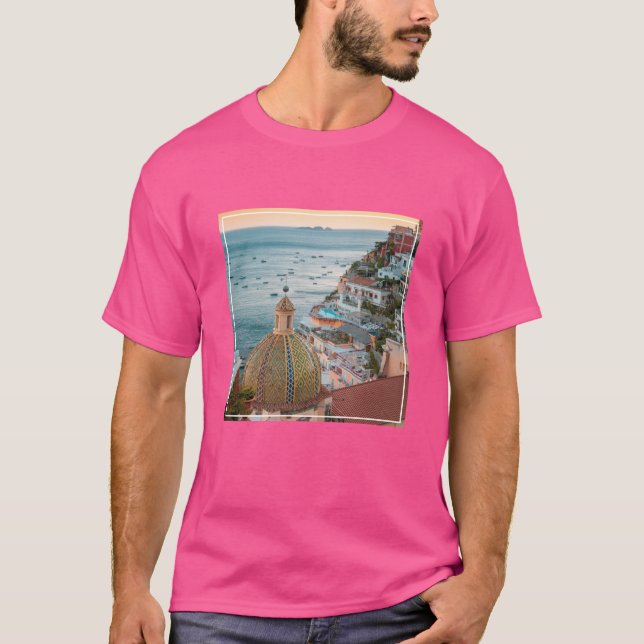 Coastline | Positano, Amalfi Coast, Italy T-Shirt (Front)