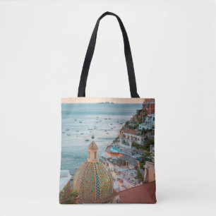 Coastline   Positano, Amalfi Coast, Italy Tote Bag