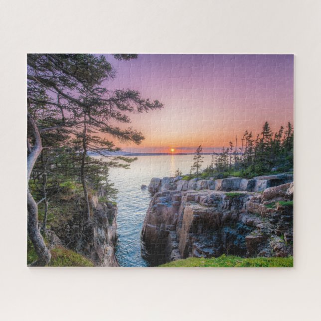 Coastline | Ravens Nest Acadia National Park Maine Jigsaw Puzzle (Horizontal)
