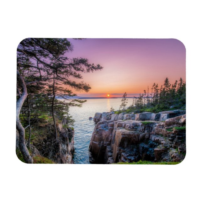 Coastline | Ravens Nest Acadia National Park Maine Magnet (Horizontal)