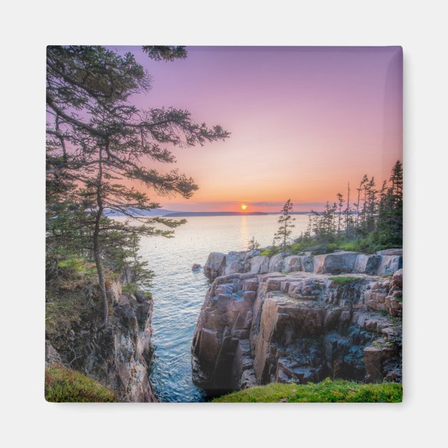 Coastline | Ravens Nest Acadia National Park Maine Magnet (Front)
