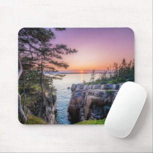 Coastline   Ravens Nest Acadia National Park Maine Mouse Mat