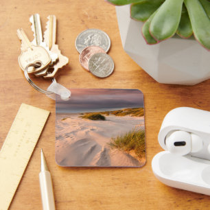 Coastline Saltum Beach, Denmark Key Ring