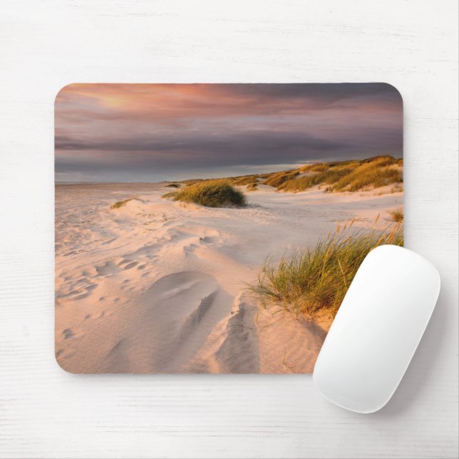 Coastline | Saltum Beach, Denmark Mouse Mat (With Mouse)