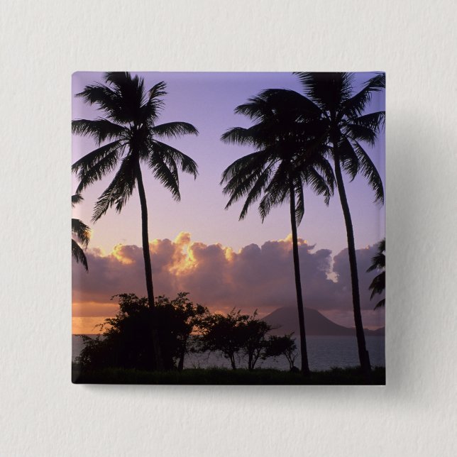 Coastline St. Kitts 15 Cm Square Badge (Front)