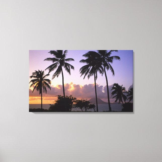 Coastline St. Kitts Canvas Print (Front)