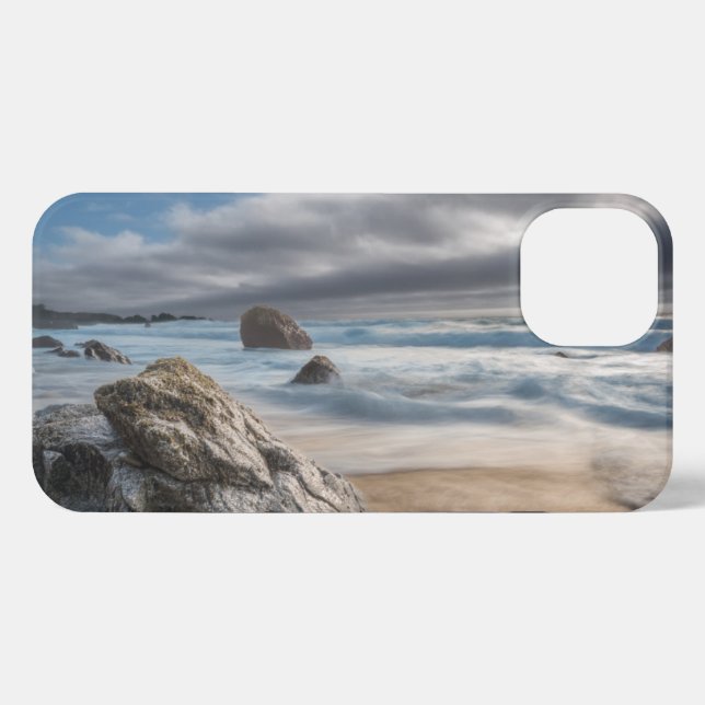 Coastline | Stormy Big Sur, California iPhone Case (Back Horizontal)