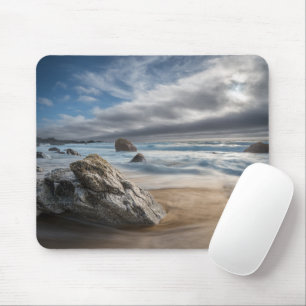 Coastline Stormy Big Sur, California Mouse Mat