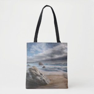 Coastline   Stormy Big Sur, California Tote Bag