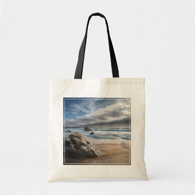 Coastline | Stormy Big Sur, California Tote Bag (Front)