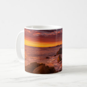 Coastline   Sunset Pacific Grove Carmel California Coffee Mug