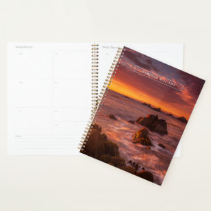 Coastline Sunset Pacific Grove Carmel California Planner