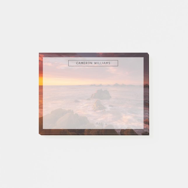 Coastline | Sunset Pacific Grove Carmel California Post-it Notes (Front)