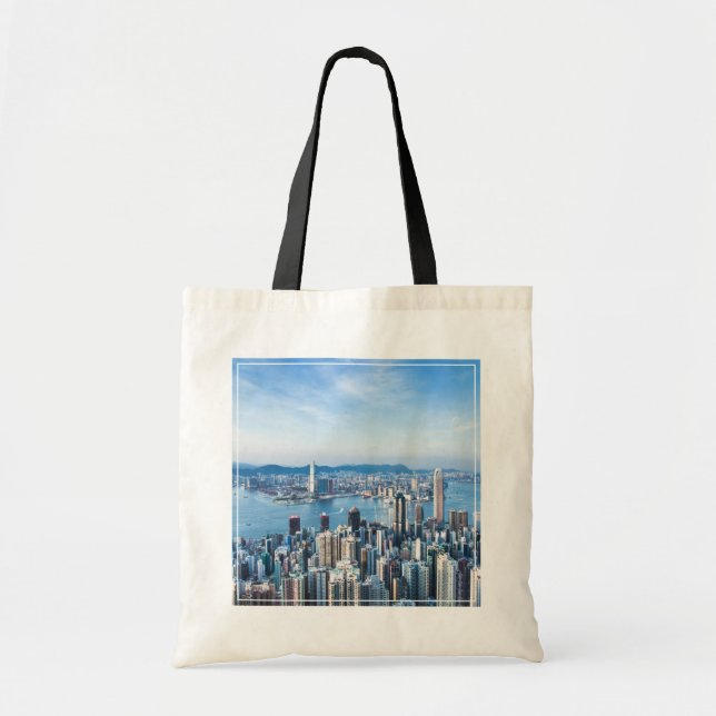 Coastline | Tsim Sha Tsu, Hong Kong Island, Asia Tote Bag (Front)
