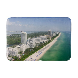 Coastline Urban Beach, Miami, Florida Bath Mat