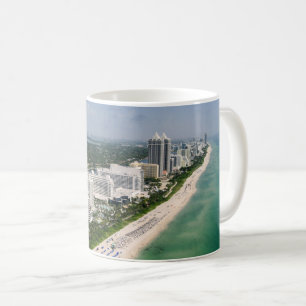 Coastline Urban Beach, Miami, Florida Coffee Mug