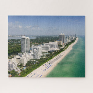 Coastline   Urban Beach, Miami, Florida Jigsaw Puzzle