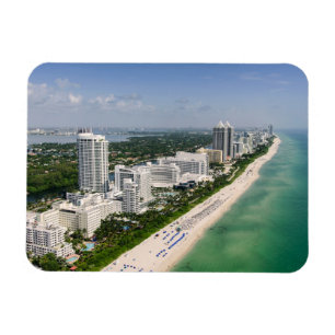 Coastline Urban Beach, Miami, Florida Magnet
