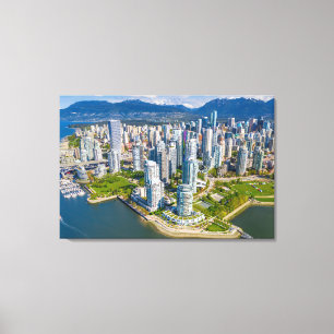 Coastline   Vancouver, British Columbia, Canada Canvas Print