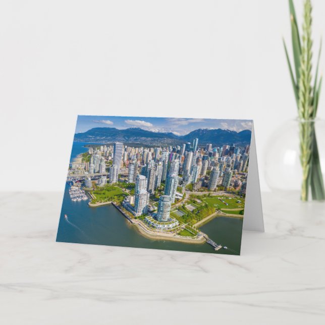 Coastline | Vancouver, British Columbia, Canada Card (Front)
