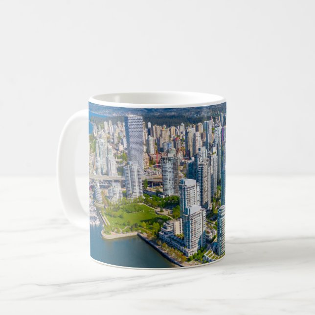 Coastline | Vancouver, British Columbia, Canada Coffee Mug (Front Left)