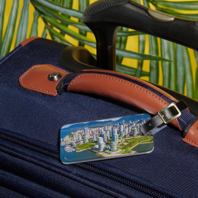 Coastline | Vancouver, British Columbia, Canada Luggage Tag (Front Insitu 3)