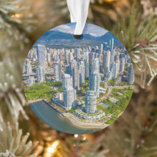 Coastline   Vancouver, British Columbia, Canada Ornament