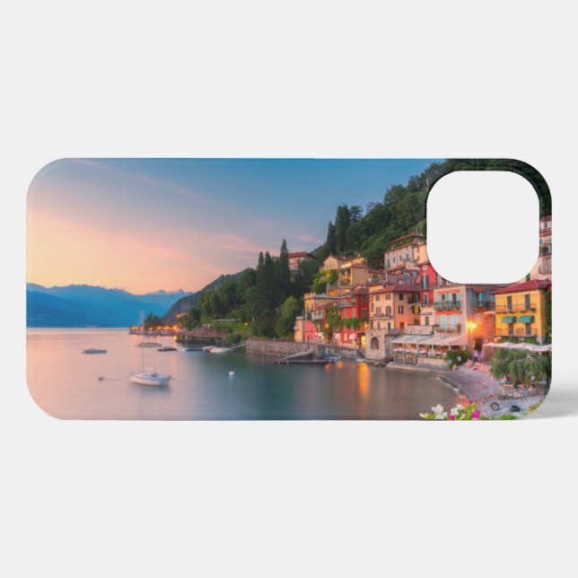 Coastline | Varenna, Lombardy, Italy iPhone Case (Back Horizontal)