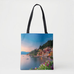Coastline   Varenna, Lombardy, Italy Tote Bag