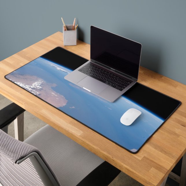 Coasts Of Tunisia And Libya And Island Of Sicily Desk Mat (Office 2)