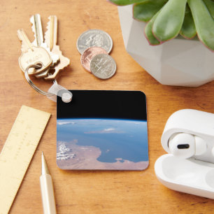 Coasts Of Tunisia And Libya And Island Of Sicily Key Ring