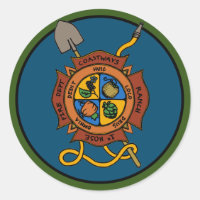 Coastways Ranch 1" Hose Fire Dept Sticker