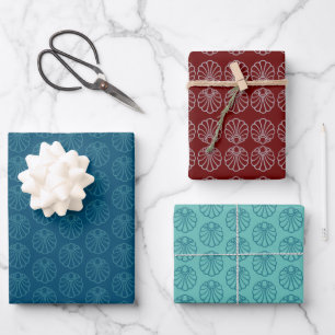 Coastways scallop logo wrapping paper