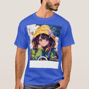 coat and rain girl T-Shirt