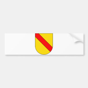 Coat Arms Baden Germany Official Symbol Heraldry Bumper Sticker