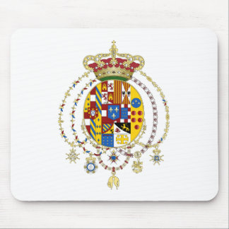 Coat  Arms Kingdom of Two Sicilies Official Italy Mouse Mat