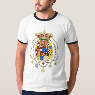 Coat  Arms Kingdom of Two Sicilies Official Italy T-Shirt