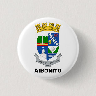 Coat of Arms - Aibonito, Puerto Rico 3 Cm Round Badge