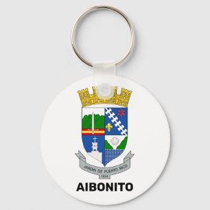 Coat of Arms - Aibonito, Puerto Rico Key Ring